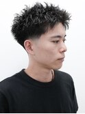 メンズカットアップバング刈り上げスパイキーショート0703