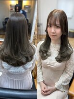 ルアナ 名古屋店(Luana)&nbsp;髪質改善カラーでつくるミントグレージュ名古屋名駅亀島