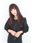 ツヤを最大限引き出したストレートヘアー☆