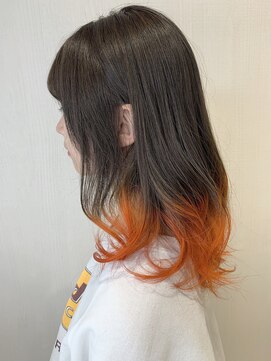 リジョイスヘア エン(REJOICE hair EN) 【REJOICE hair EN】禰豆子×pumpkin orange 担当AKIRA