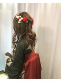 【下北沢＊I'll b hair＊】大人可愛いくるりんぱハーフアップ