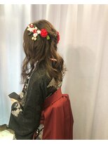 アイルビーヘア(I'll b hair)&nbsp;【下北沢＊I'll b hair＊】大人可愛いくるりんぱハーフアップ