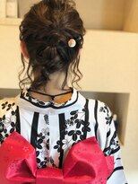 スーパーカット 元町店(SUPER CUT)&nbsp;浴衣　アレンジ　編みおろし　結婚式、成人式、卒業式