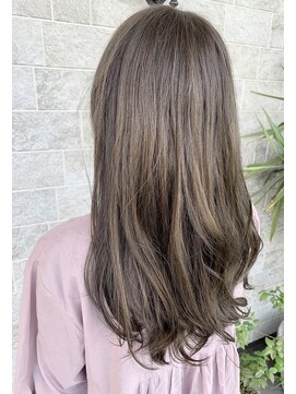 キャアリー(Caary) 福山市美容室Caary 柔らかアッシュベージュ