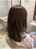 ekolu style 351/20代30代/艶髪秋カラー/ピンクブラウン