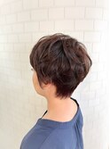 アンバーカラーで大人ショート♪