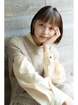 チル 朝霞駅前店(Chill.) インナーカラー × ナチュラルボブ