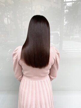 キュア 表参道(CURE) 黒髪/グレージュカラー/ココアベージュ/ヘルシーロング[表参道]