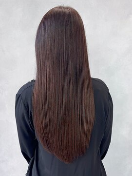 アイティーバイアルバム 松戸店(IT by ALBUM) ピンクブラウン_斜めバンググレージュカラー_ba463361