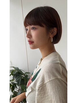 サンド 鹿児島中央(sand) 黒髪/グレーベージュ/レイヤーロング/前髪パーマ[鹿児島中央駅]