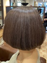 アイニ 河内小阪店(aini)&nbsp;白髪ぼかしカラー白髪ぼかしハイライト大人ショート30、40、50代