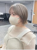 ボブ/ミニボブ/切りっぱなしボブ/外ハネ/外ハネボブ/韓国