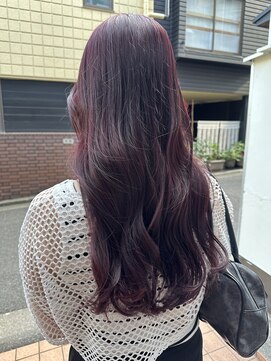 ラレイ ハラジュク(Lalei harajuku) 【白石】ボルドーカラー/ワインレッド/艶カラー/ブリーチなし