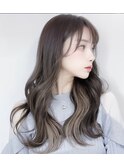 インナーカラー×白髪ぼかし系グレージュカラー×BYKARTE TR