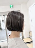 脱白髪染めハイライトカラー