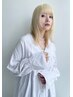 【根元のブリーチ】カット+リタッチブリーチ+カラー+TR  ￥15,400 [吉祥寺]