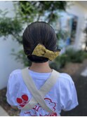 【ヘアセット】お祭りヘア