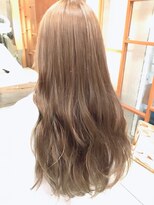 ネオリーブサイン 大森店(Neolive sign) ブリーチなしWカラー　ミルクティーベージュ
