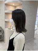 ブリーチなしオリーブブラウン