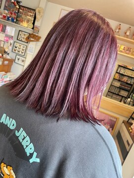 ヘア メイク ココ(hair make coco) 春の。。。ワインレッド♪