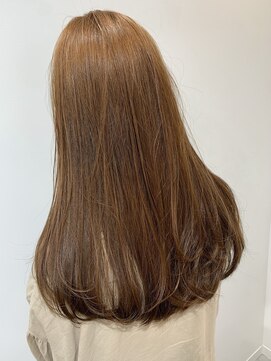 トリート 八千代緑が丘店(TREAT) オレンジベージュ×ロング _八千代緑が丘駅