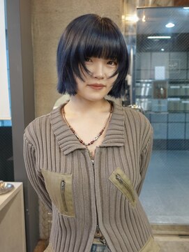 ペイププロドアイコン 博多(Peyp prod ICON) レイヤーボブ/ボブ/ブルーブラック/KAREN