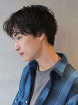 ニコ トウキョウ ロジック(nico TOKYO Logic)&nbsp;センターパートニュアンスパーマフェザーパーマ