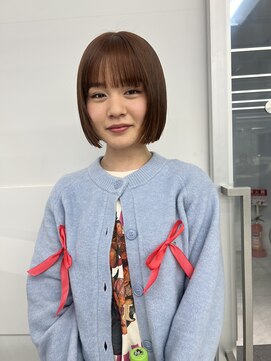 イディア ノブ アカデミー 池袋東口(IDEA NOV ACADEMY) □ニュアンスボブ□【池袋東口/学割U24/髪質改善】