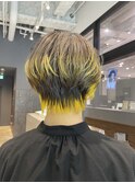 イエローデザイン/コンパクトショート