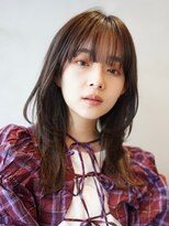 ニコ トウキョウ 渋谷(nico TOKYO)&nbsp;ロングレイヤー顔周りレイヤーハッシュカット透明感カラー