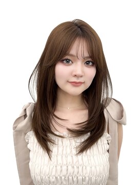 アマトウキョウスマートサロン(AMA TOKYO×Smart Salon) くびれレイヤー/顔まわりカット/くびれ巻き/レイヤーカット