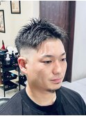 【30代 男性】ロンドンスパイキーフェード（大宮/バーバー）