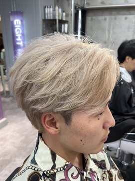 エイトメン 上野店(EIGHT MEN) センターパート/ホワイトベージュ