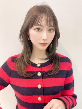 キミトヘアデザインアンドスパ(Kimito Hair design&spa) レイヤー　モーヴピンク　オリーブグレー　ヘーゼルグレージュ