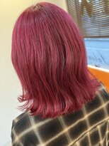 ヨンマルゴ(405) ボブ ピンク レッド