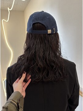 【木下　暖菜】深めlavender×medium  perm