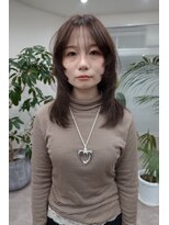 ジュール(JOULE'S)&nbsp;大人の抜け感/レイヤーカット/顔周り/ブラウンベージュカラー