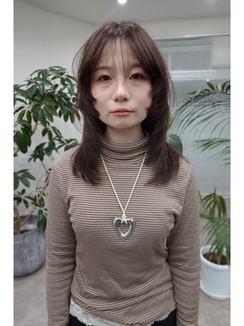 ジュール(JOULE'S) 大人の抜け感/レイヤーカット/顔周り/ブラウンベージュカラー