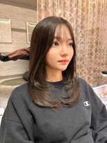 ロンドアベニール 北千住(Lond avenir)&nbsp;韓国顔周り/バタフライカット/ミディアムレイヤーカット北千住