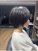 ショートボブ　黒髪　ブルーブラック　20代30代40代50代60代
