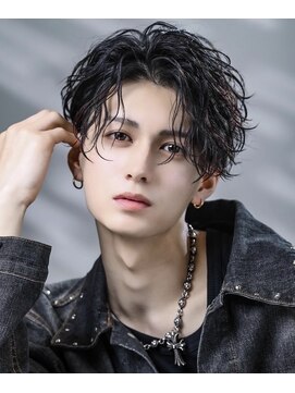 アストラ(ASTRA) MEN’S HAIR/波巻きツイストスパイラル/リバースセンターパート