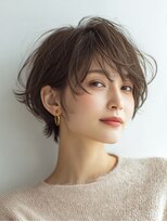 ハーツ(Heart's)&nbsp;ミセスショート×白髪ぼかしカラー３０代４０代５０代６０代