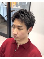 ブラック(BLACK) スパイキーショート