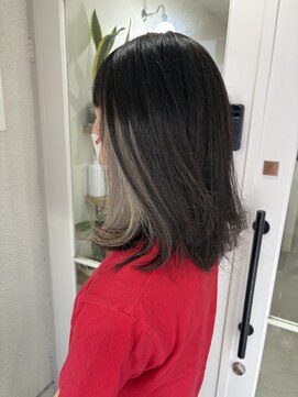 アンダーバーホワイト 阪神西宮店(_WHITE) レディース　インナーカラー　デザインカラー