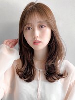 リヤン 表参道(lyann) 斜めバング前髪結べるボブアンブレラカラーくせ毛風カール