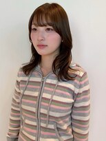 エンター 天神店(ENTER) 透明感ダークブラウン/顔まわりカット/レイヤーカット