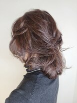 松本平太郎美容室 国立店&nbsp;40代50代60代×ミディアムレイヤー×イノアカラー
