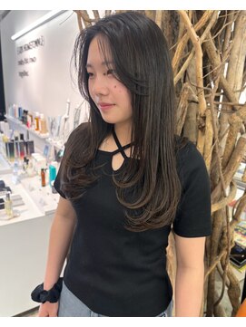 ソーソー(SoSo) レイヤーカットダークブルー