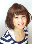 Ｃカールでつくる、ふんわりエアリーボブ