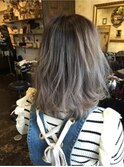 ハイライトグレージュグラデーション